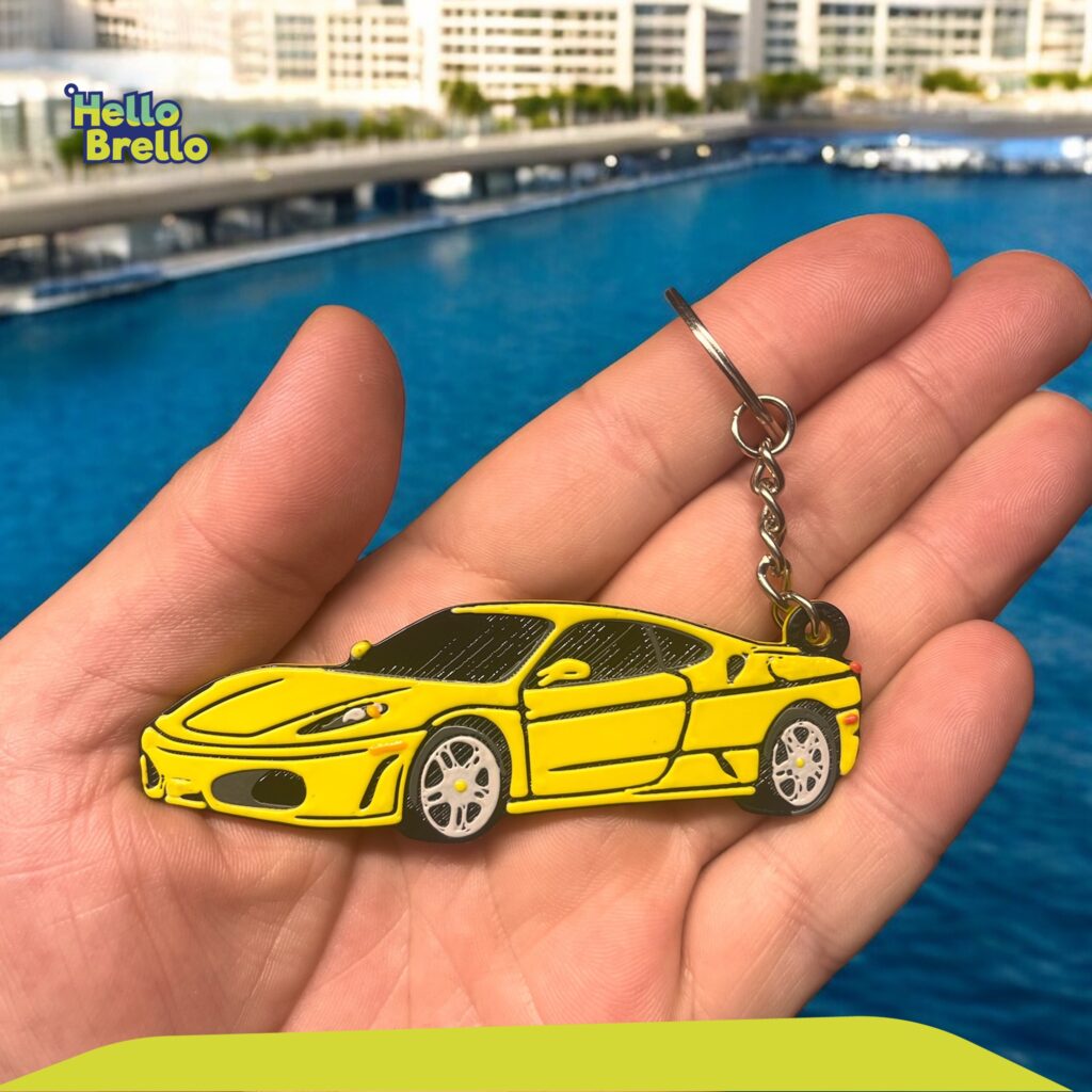 Gotowy brelok Ferrari F430 wykonany na indywidualne zamówienie