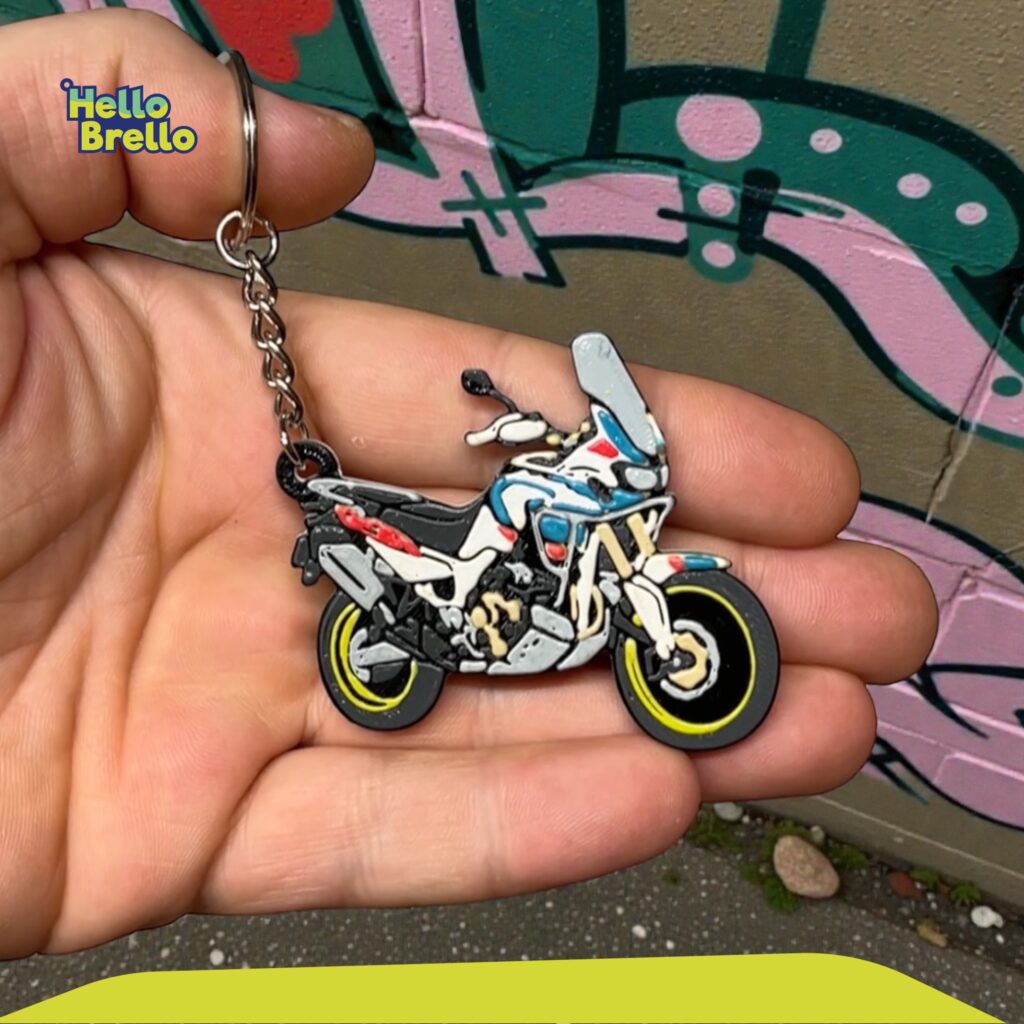 brelok motocykl Honda Africa Twin wykonany na zamówienie