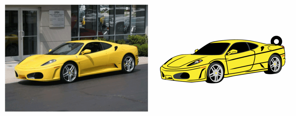 Brelok Ferrari F430 – personalizowany brelok 