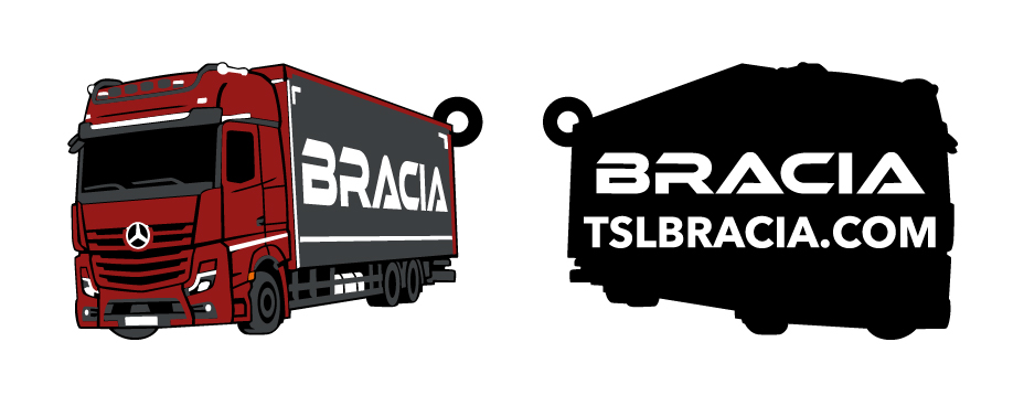 Projekt personalizowanego breloka Mercedes Actros dla TSL BRACIA